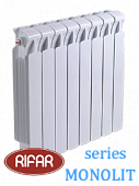 Радиатор биметаллический RIFAR МONOLIT (боковое подключение) 500/14 секции с доставкой в Хасавюрт