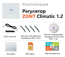 ZONT Climatic 1.2 Погодозависимый автоматический GSM / Wi-Fi регулятор (1 ГВС + 2 прямых/смесительных) с доставкой в Хасавюрт